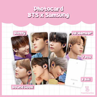 Set 7 Tấm Card In Hình bts x samsung galaxy s20 +