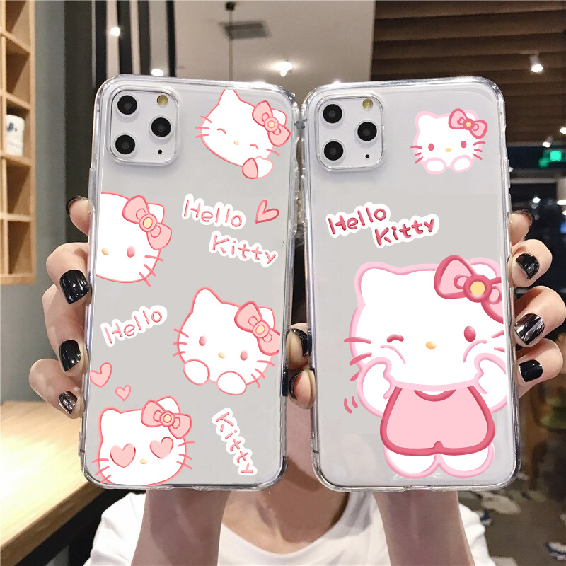 Ốp lưng HELLO KITTY MỚI Oppo A77S A55 A17 A57 2022 A76 A96 4G 5G A71 A83 F1 F1s F3 Plus F5 F7 Youth 