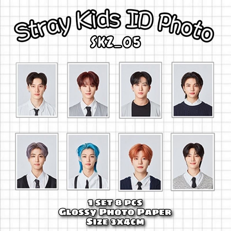 Stray Kids Nacific Pas Photo ID Photo 1 bộ