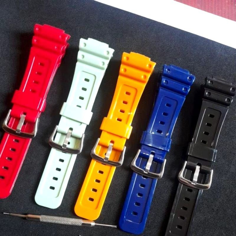 Dây đeo đồng hồ cao cấp Casio DW-5600 DW-6900 GM-2100 GA-2100 Màu bóng