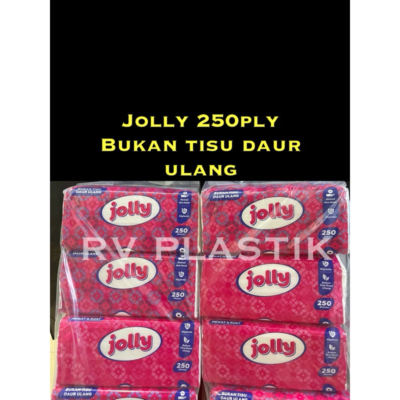 Khăn giấy Jolly Jolly Khăn giấy 250ply Đỏ