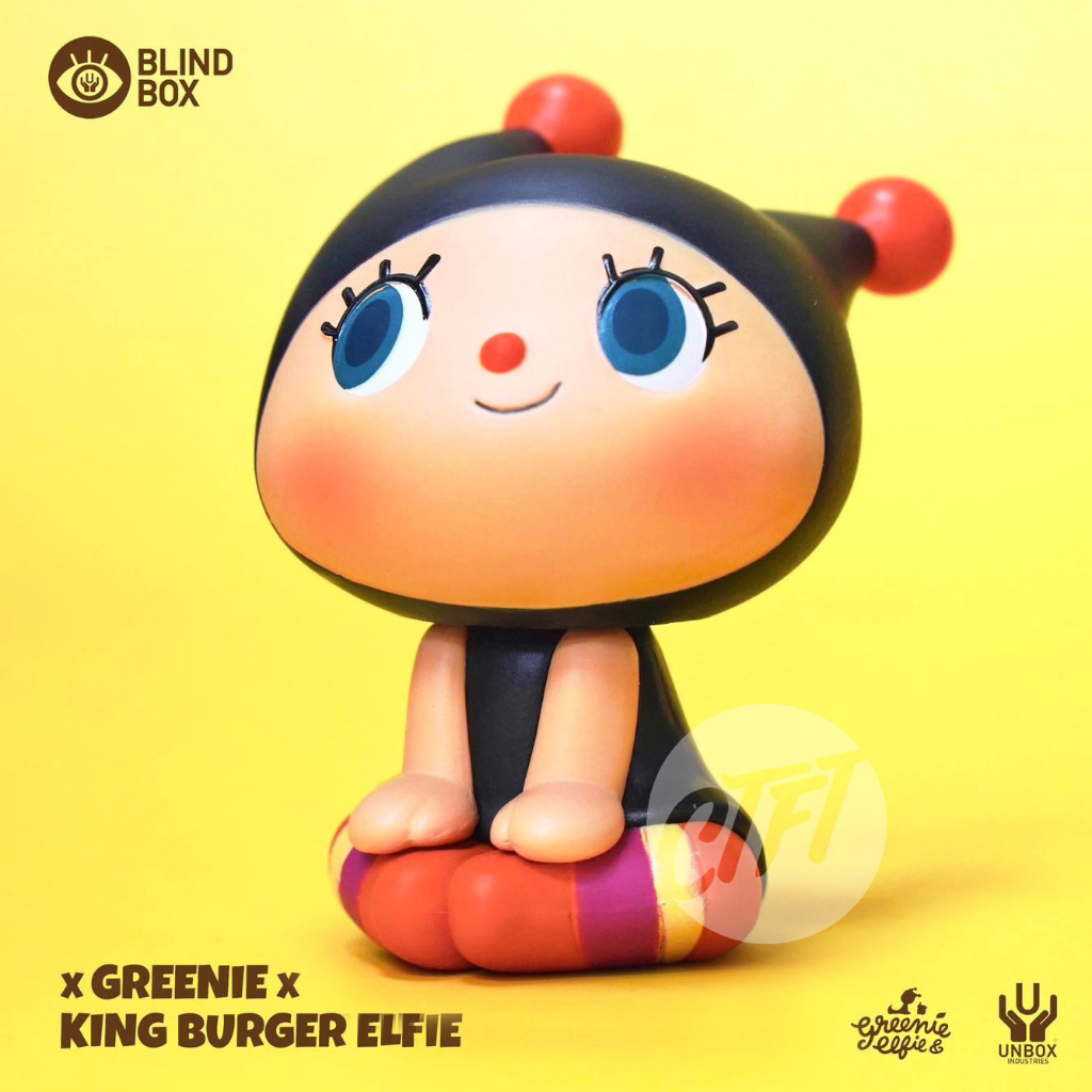 Unbox Industries Greenie & Burger Elfie - XANH ĐEN