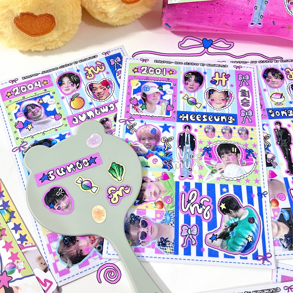 (hàng cuối cùng) VÍ JOLLY ENHYPEN | KPOP STICKER ENHYPEN STICKER
