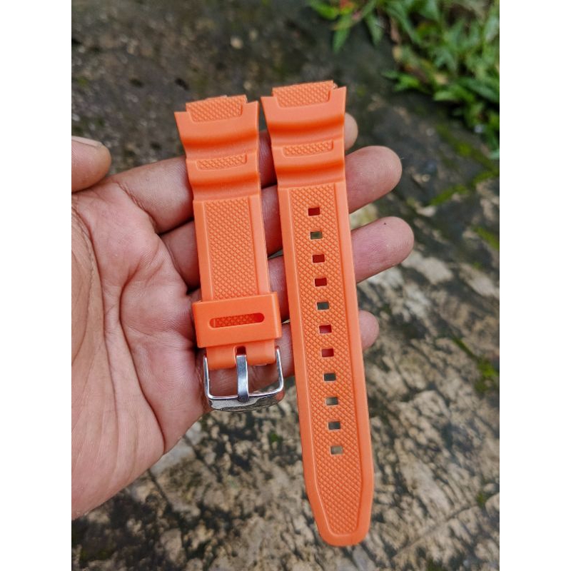 Dây đeo đồng hồ màu cam Casio G-Shock AE-1000W AE-1100W