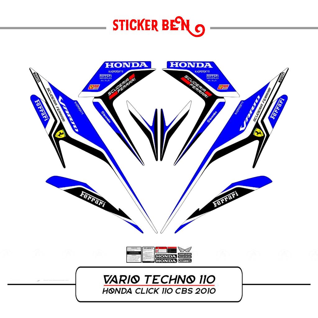 DÂY VARIO TECHNO 110 / 48 / STICKER VARIO / STICKER / VARIO / 110 / TECHNO / TEKNO / OLD / HAILOOK /