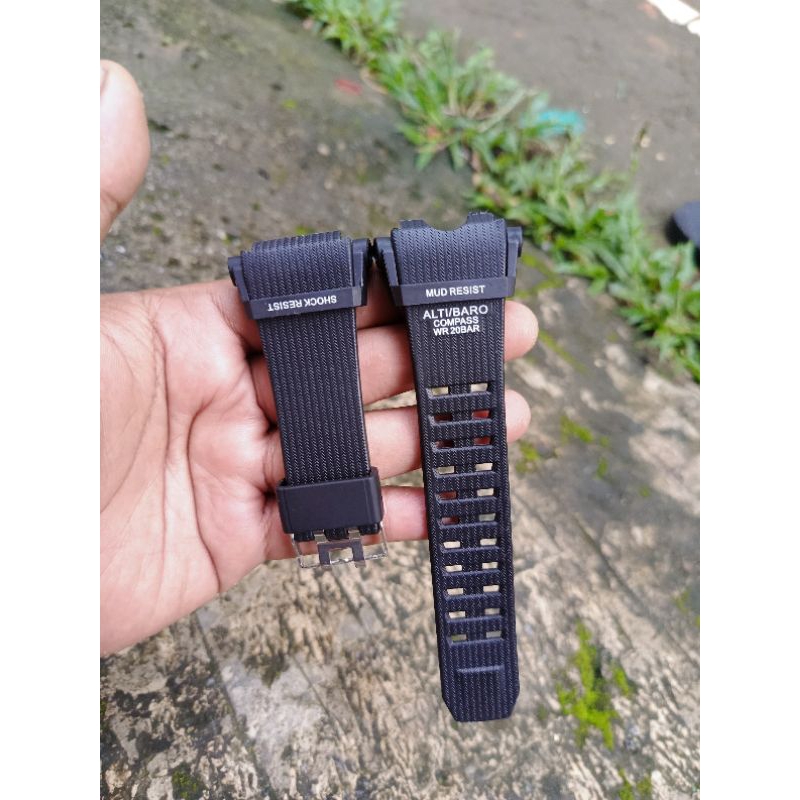 Dây đeo đồng hồ màu đen đôi Casio G-Shock BB-100 BB100 Mudmaster