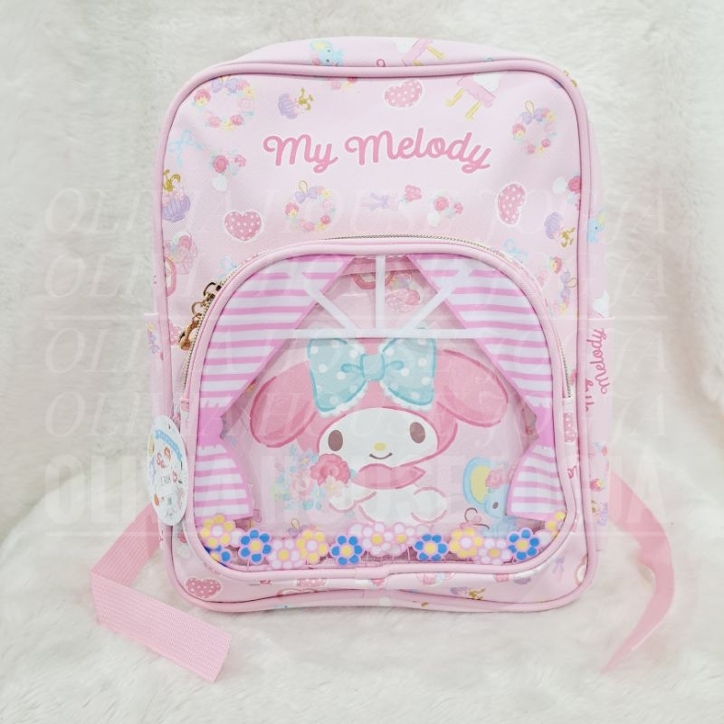 My Melody Pink 2 Rest Window Ba lô 1308 My Melody Pink Window Model Ba lô My Melody My Melody