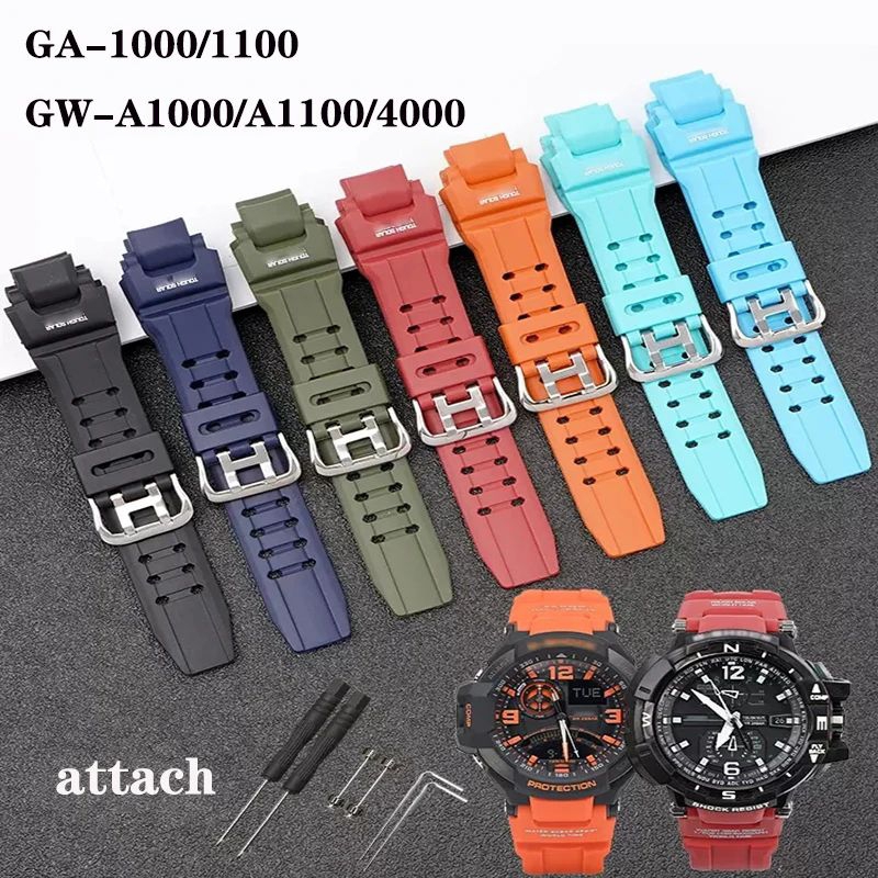 Dây đeo đồng hồ G Shock GA1000 GA-1000 GA1100 GWA 4000 Chất lượng cao cấp