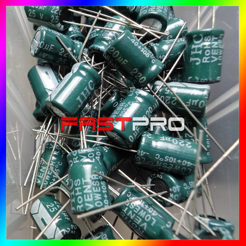 1 Cái Tụ Điện Elco 220uf 25v Tụ Điện Elko 220 uf 25 V