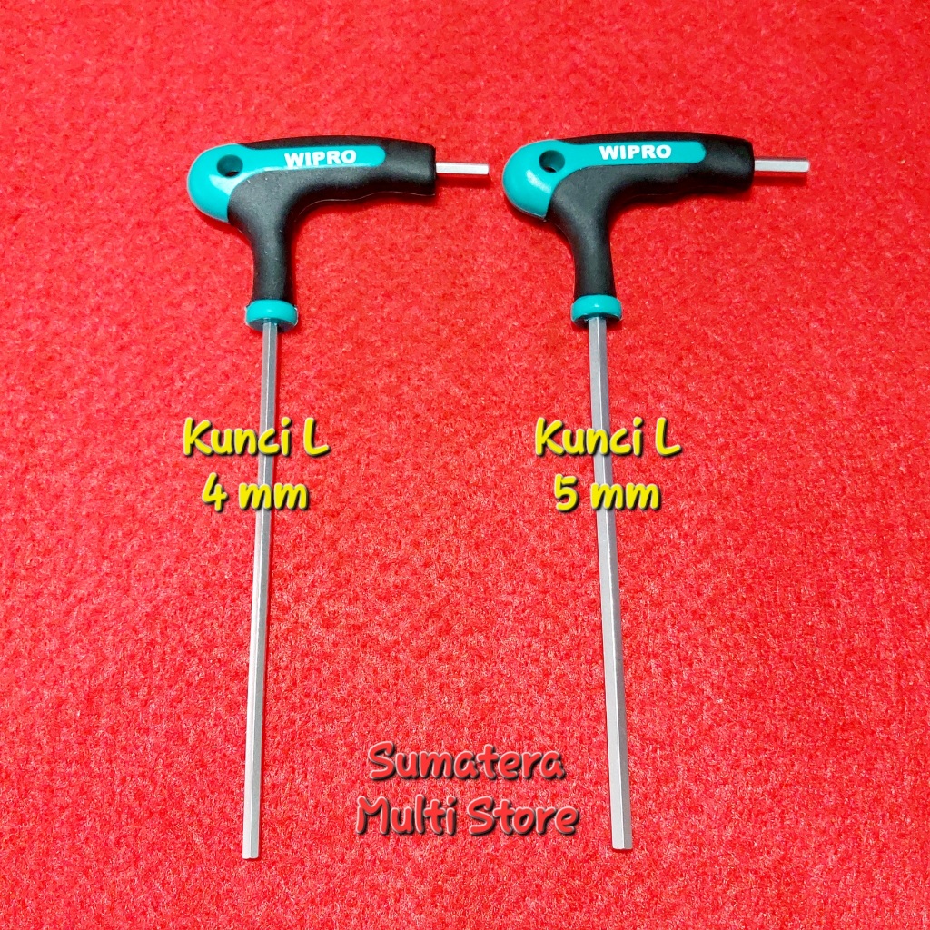Cờ lê hình chữ L cực dài Wipro số 4 và 5 mm