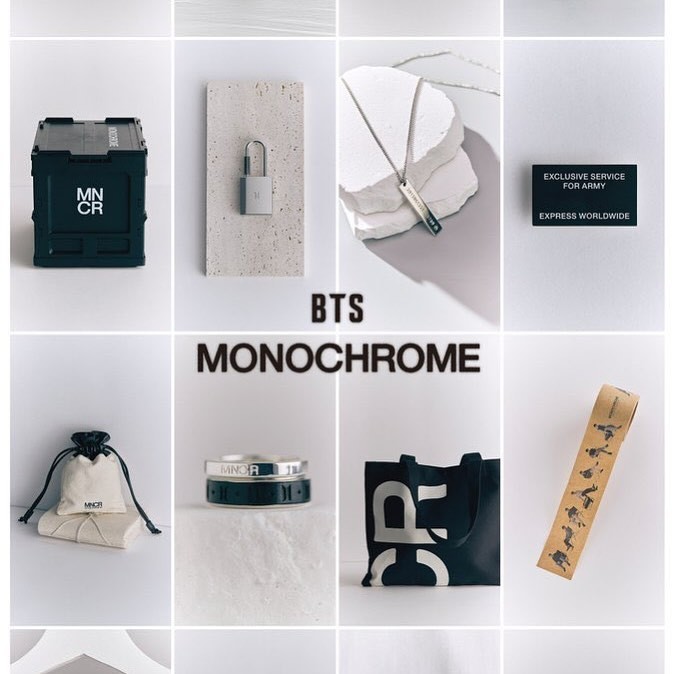 BTS - Merch đơn sắc