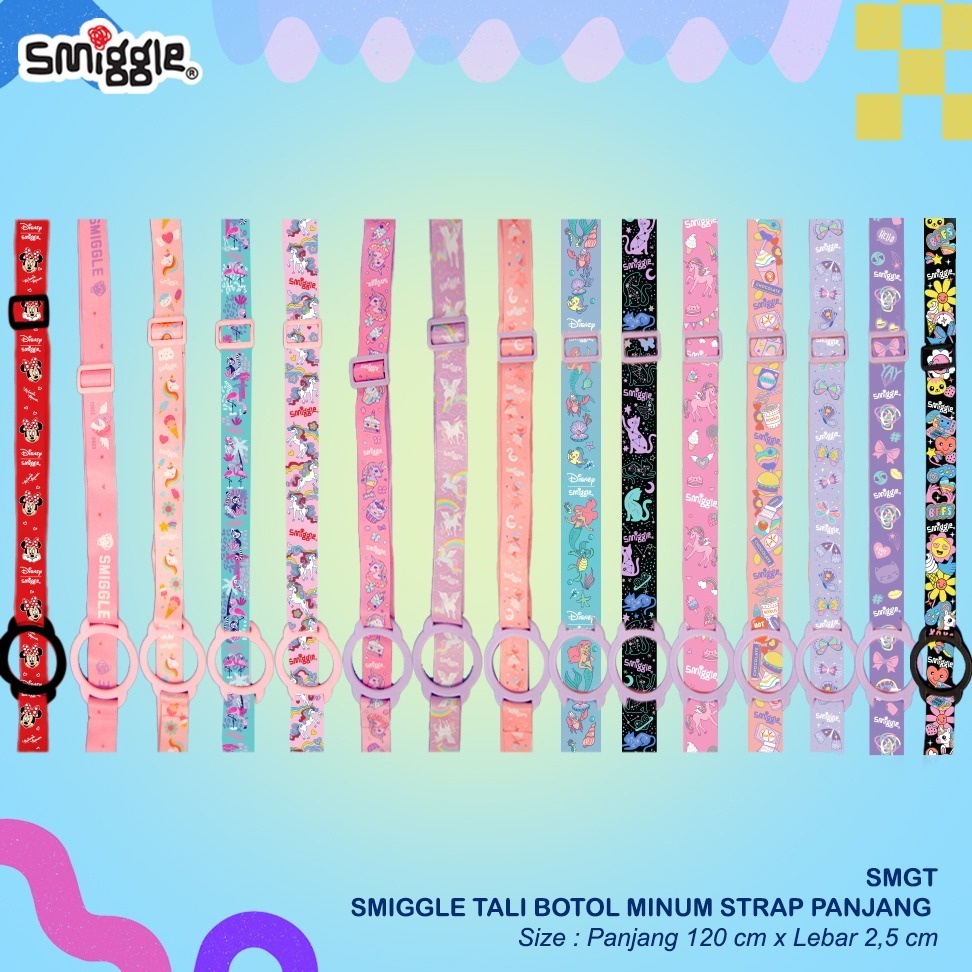 Smiggle Dây Đeo Bình Nước Dài smgt