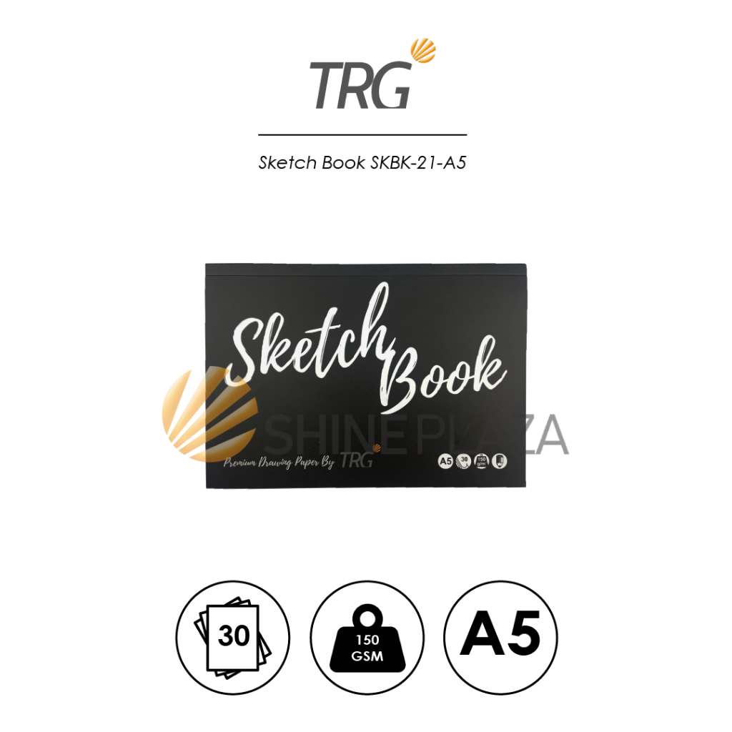 TRG Sketchbook Sketchbook A5 150gsm SKBK-21-A5 - Giấy vẽ & phác thảo 150 gsm TRG