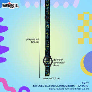 Smiggle Dây Đeo Bình Nước Dài smgt