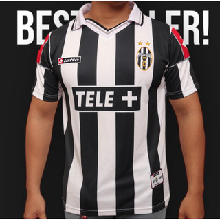 Juve 2001 home tele + Áo Đấu Cổ Điển