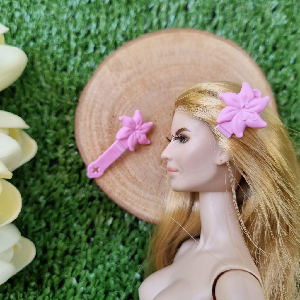 Kẹp Tóc Búp Bê barbie - Jr 001 - Búp Bê barbie