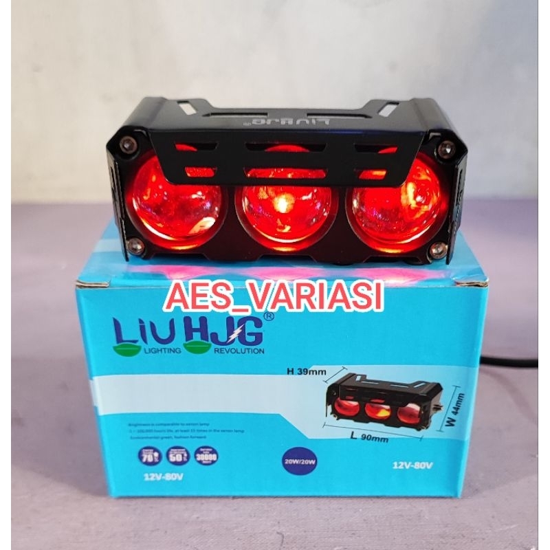 SQL 3-EYE HJC PLUS DEVIL EYE DC 12 VOLT - 80 VOLT LASER MINI DEVIL EYE CHẤT LIỆU CAO CẤP FULL NHÔM C
