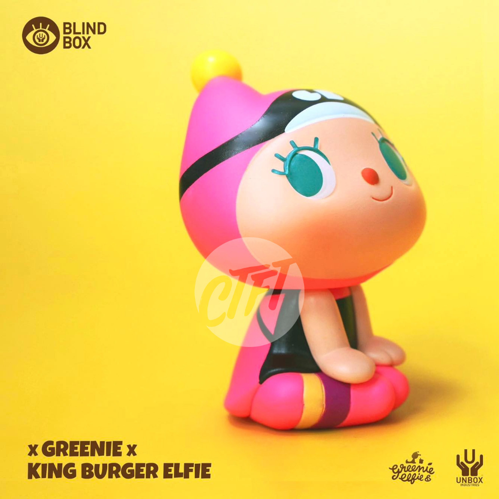 Unbox Industries Greenie & Burger Elfie - HỒNG GREENIE