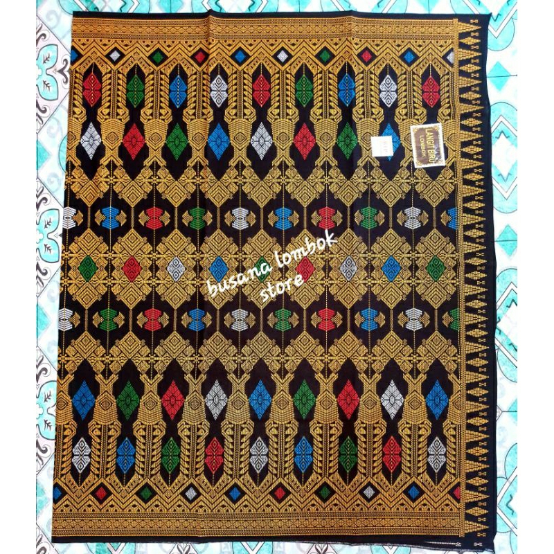 Vải Songket in họa tiết songket, vải Lombok
