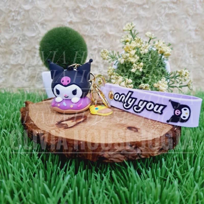 Kuromi Donut Tím Móc Khóa Kuromi Donut Tím Móc Khóa Kuromi Donut