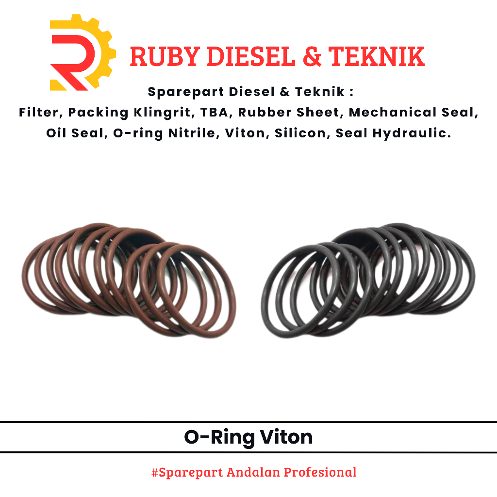 Oring Viton 4x34 - Vòng chữ O Độ dày 4 mm Id 34 mm - Oring 4 * 34
