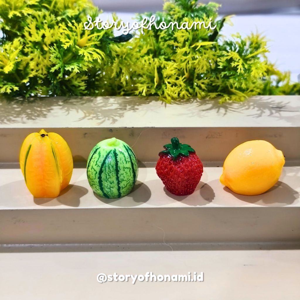 MINIATURE 1: 12 FRUIT V3 (2 - 3 cm) THỰC PHẨM FRUIT DIY CHARM