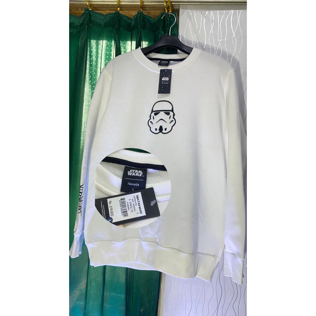 Thương hiệu Nevada cổ tròn màu trắng size s