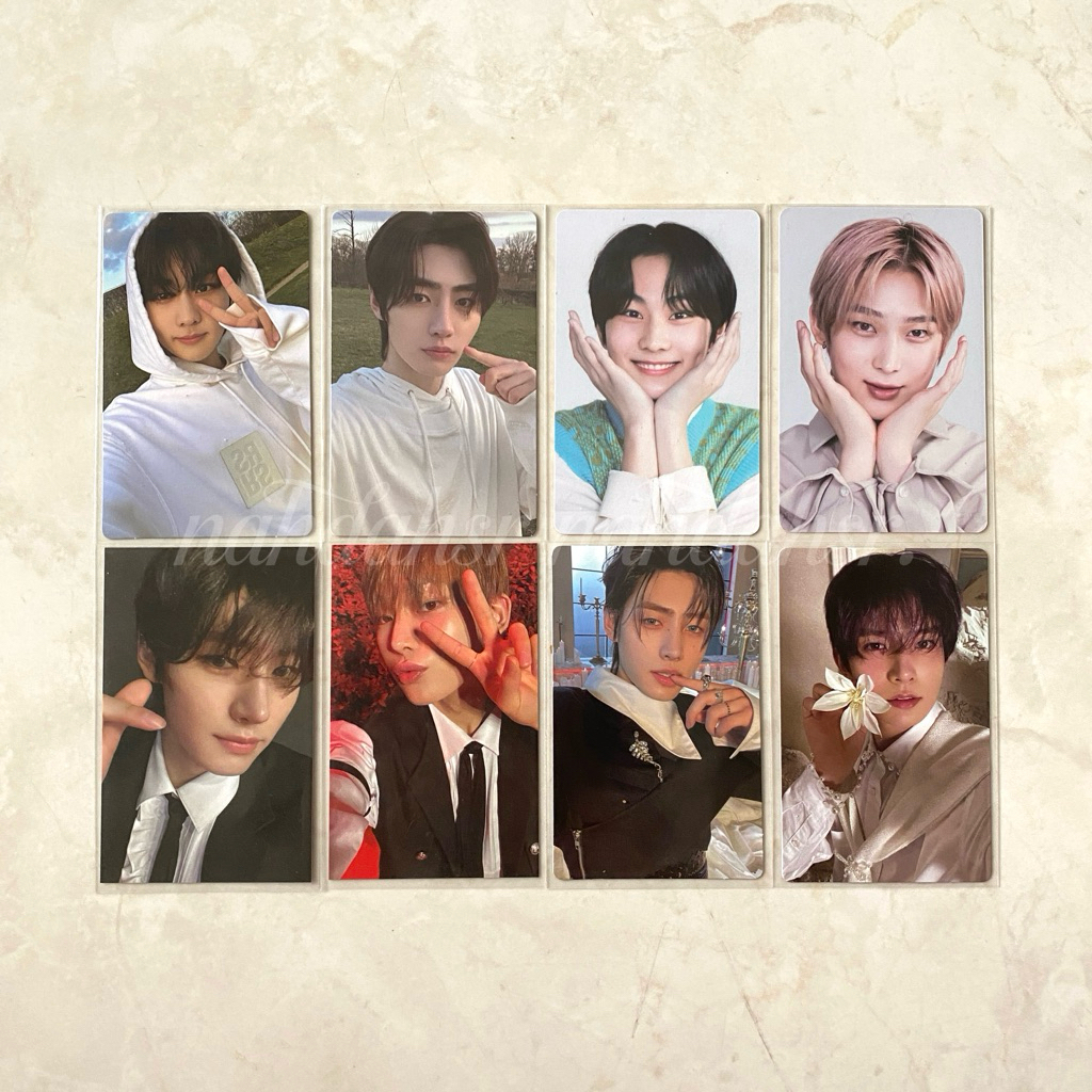 Enhypen juungwon heeseung sunghoon sunoo photocard chính thức