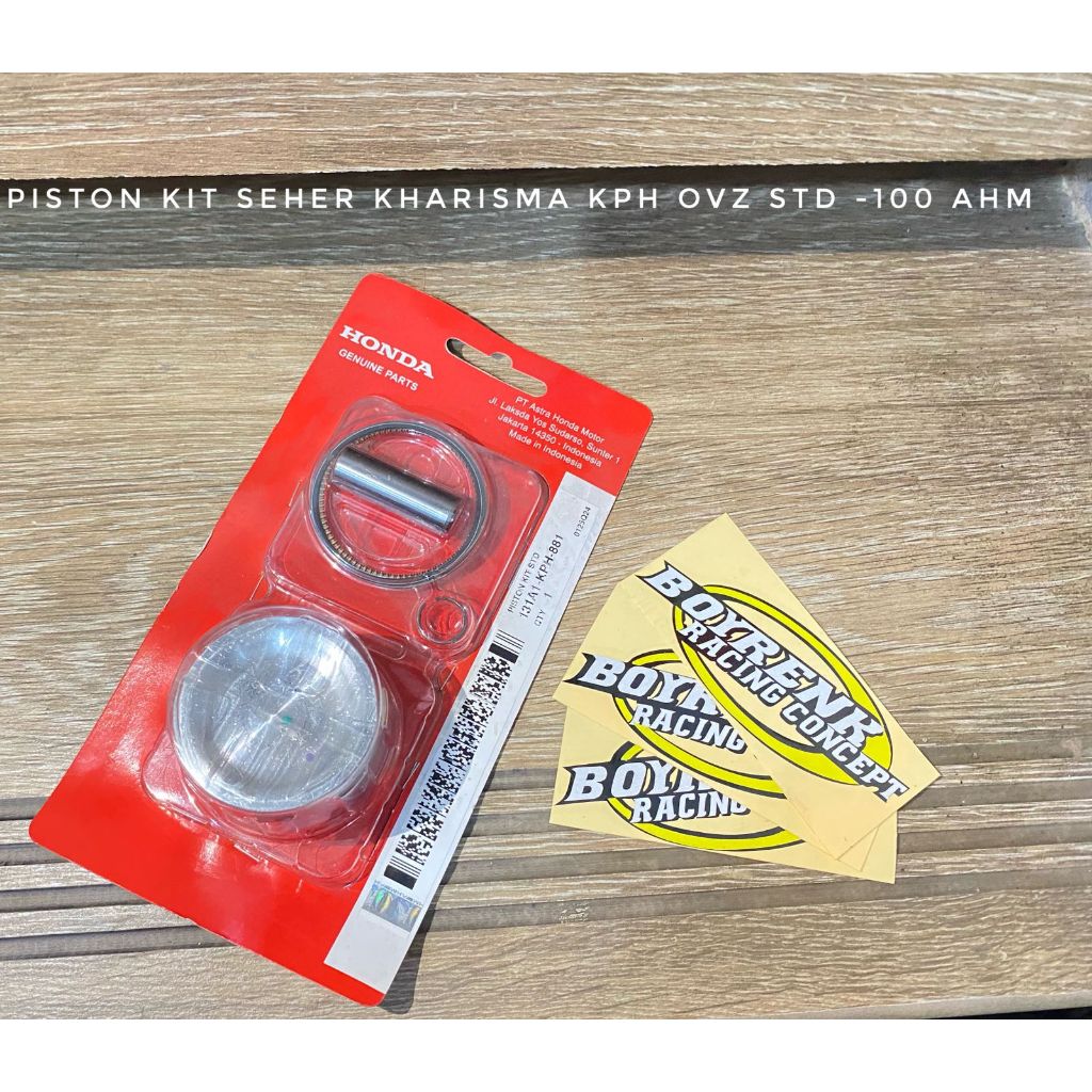 PistonKit HARISMA KARISMA SUPRA X 125 KPH OVZ STD, 50,100 AHM ORI-BOYRENK RACING