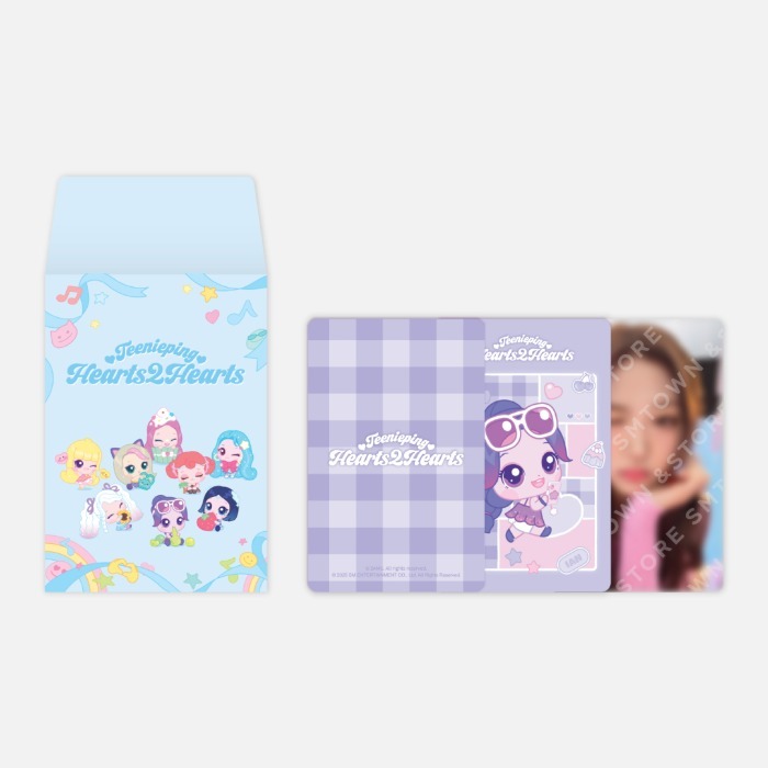 Hearts2Hearts - BỘ THẺ THƯƠNG MẠI SANDOM Teenieping X Hearts2Hearts
