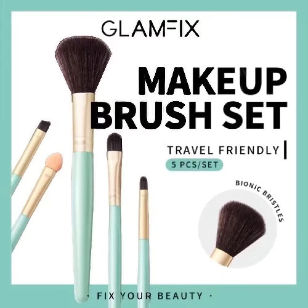 Bộ cọ tuyệt vời Glamfix Lake Blue 5 Cái / túi