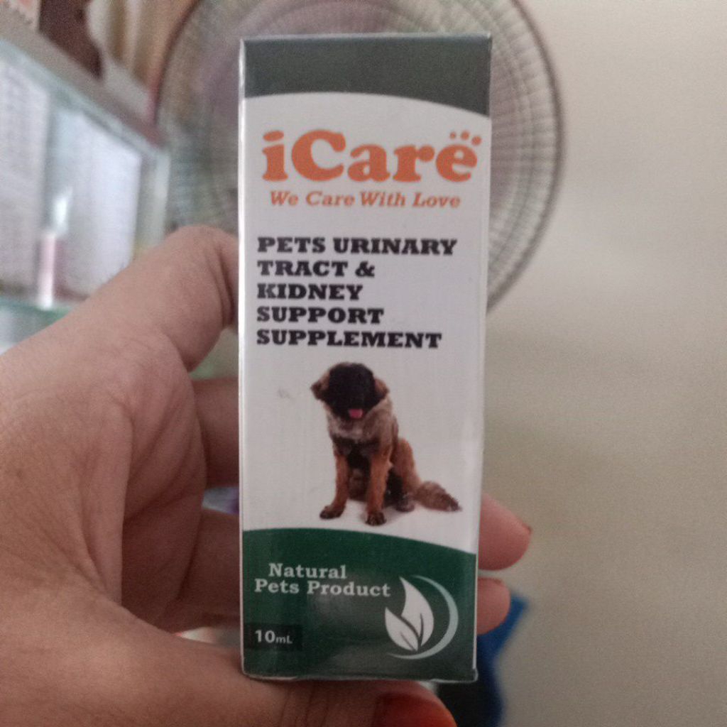 ICare Bổ sung 10ml PETS URINARY TrACT & KIDNEY HỖ TRỢ duy trì sức khỏe URINARY TrACT