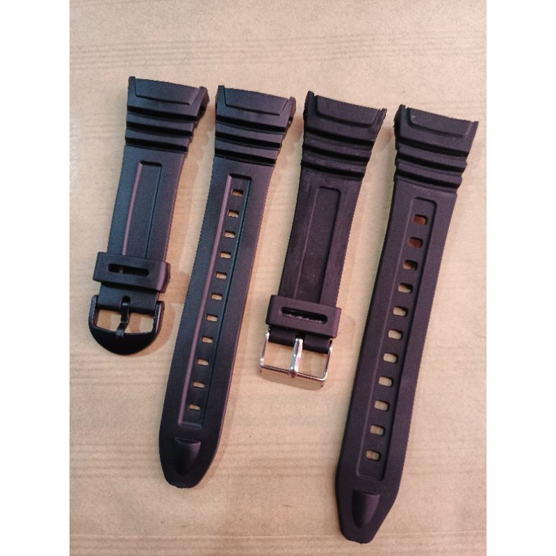 Dây đeo đồng hồ Casio W96H W 96 H W-96H màu đen chính hãng