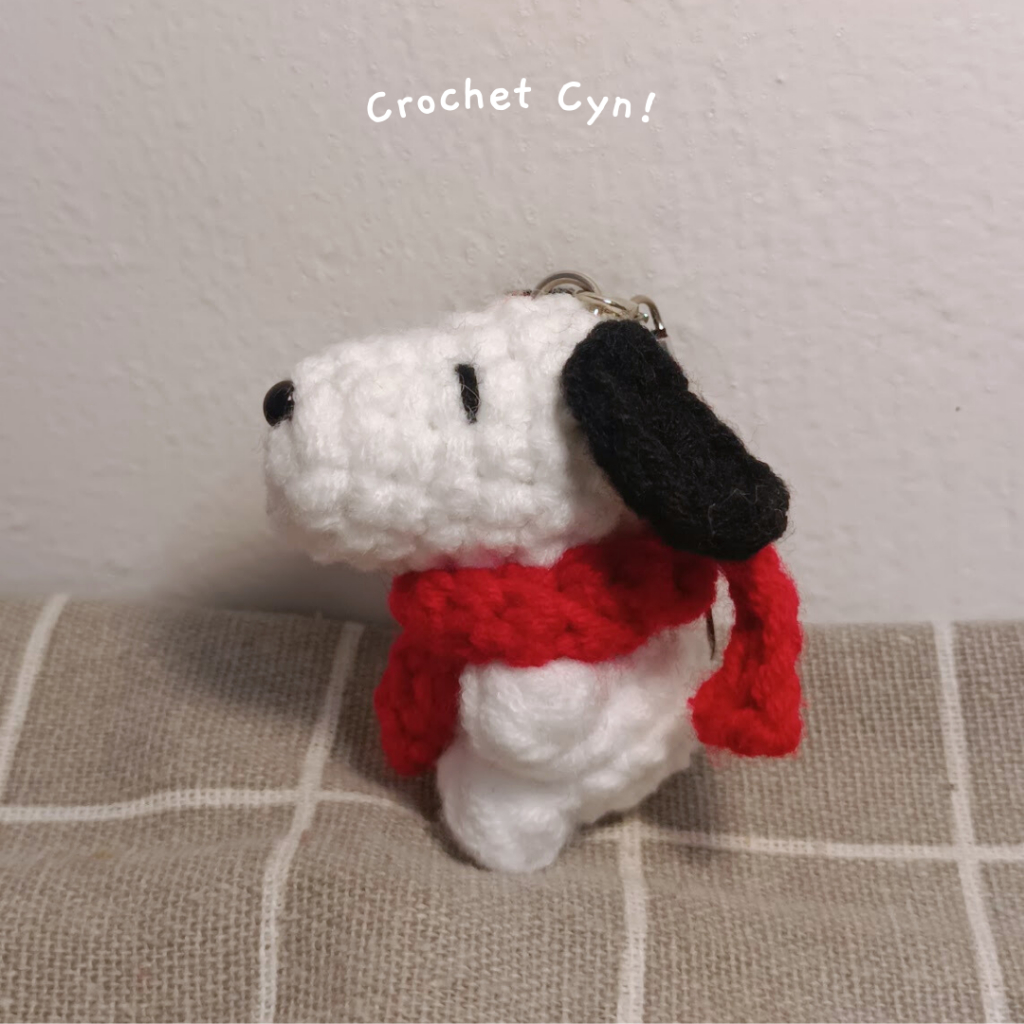 Móc khóa Snoopy Mini móc khóa | Amigurumi Mini Snoopy | Móc khóa dệt kim mini Snoopy