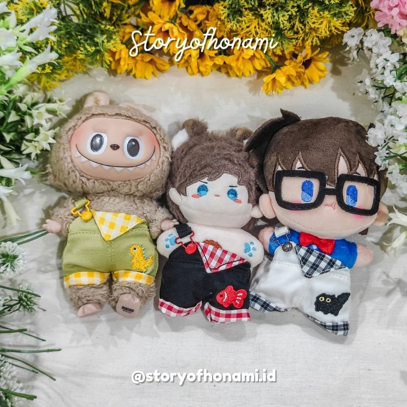 QUẦN HODAKA - ÁO DOLL 10 CM BỘ QUẦN OVERALL KPOP COTTON