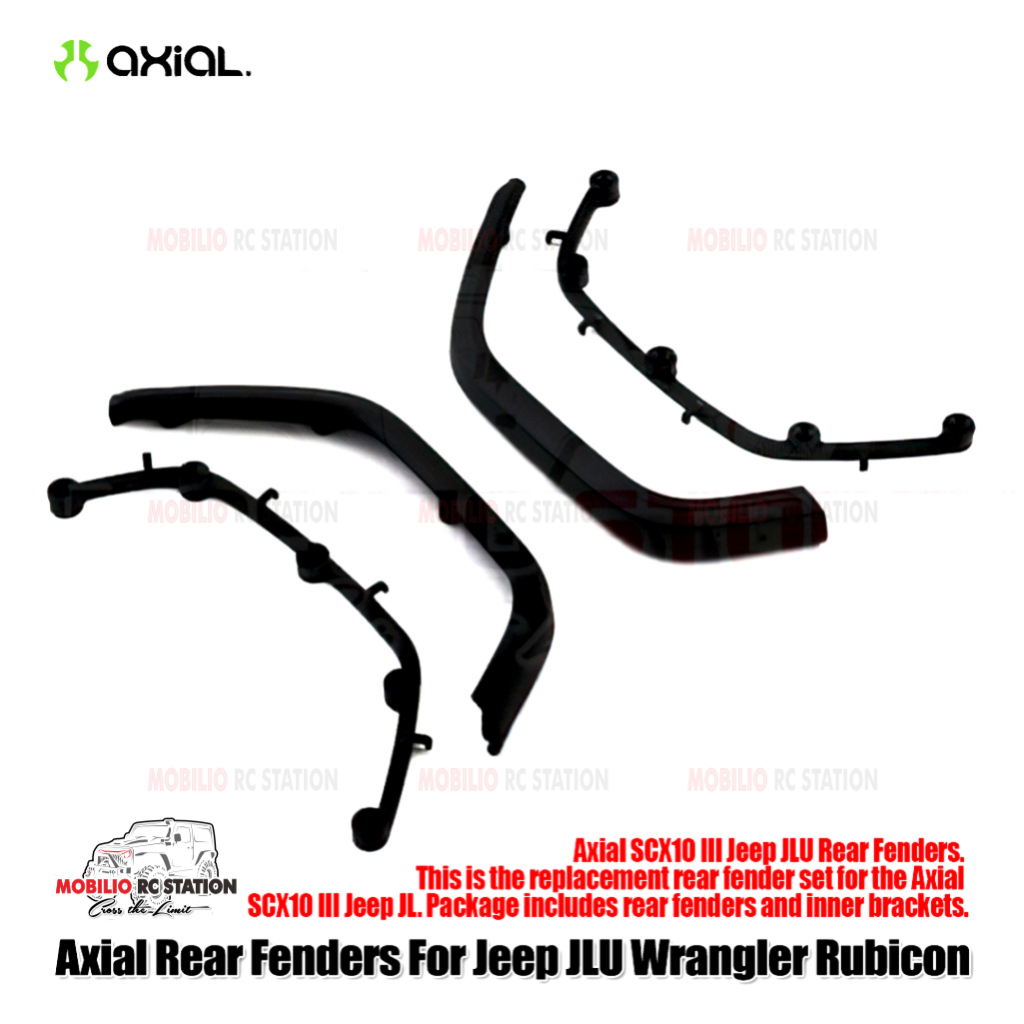 Chắn bùn phía sau cho Axial SCX10 III Jeep JLU Rubicon #AXI230021 Bản gốc nguyên bản