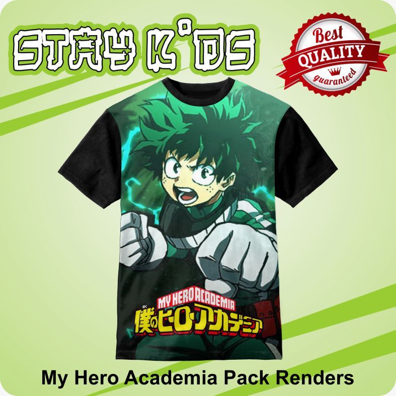 Áo thun trẻ em My Hero Academia Pack Renders