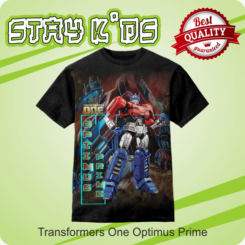 Áo thun trẻ em Transformers One Optimus Prime