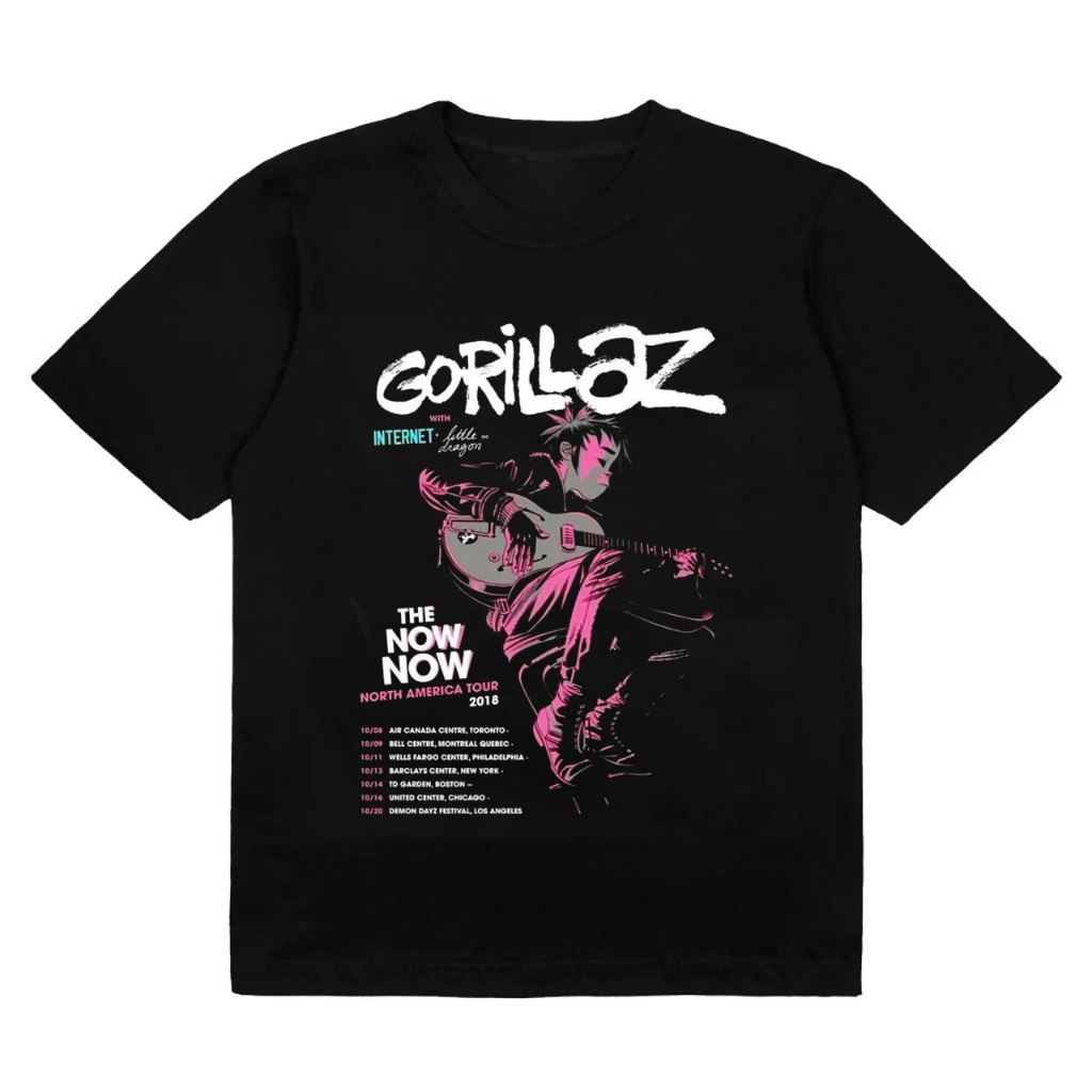 ÁO THUN TAY WIKSI ÁO THUN GORILLAZ