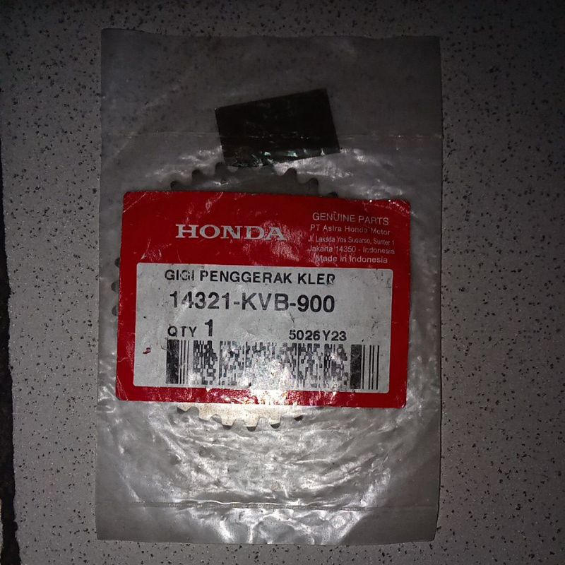 14321KVB900 – SPROCKET CAM, CENTRIC GEAR VARIO CARBON CHÍNH HÃNG AHM