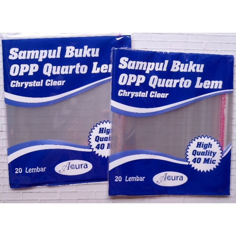 Bìa sách Quarto / bìa nhựa 40 Mic chứa 20 tờ / cho sách cỡ sidu