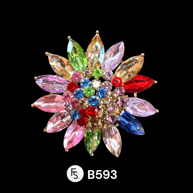 Trâm cài đá quý hoa sang trọng B590, B593