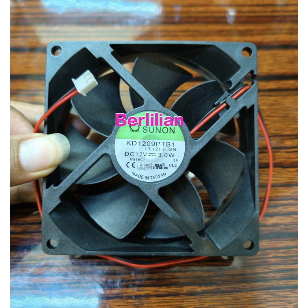 QUẠT SUNON 9CM DC 12V SẢN XUẤT TẠI ĐÀI LOAN / quạt sunon 9cm dc 12v