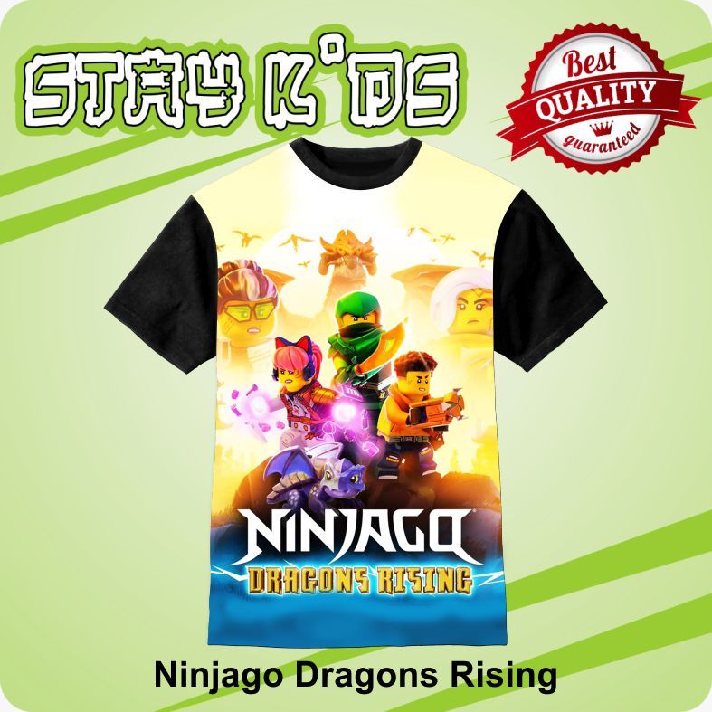 Áo thun trẻ em Ninjago Dragons Rising
