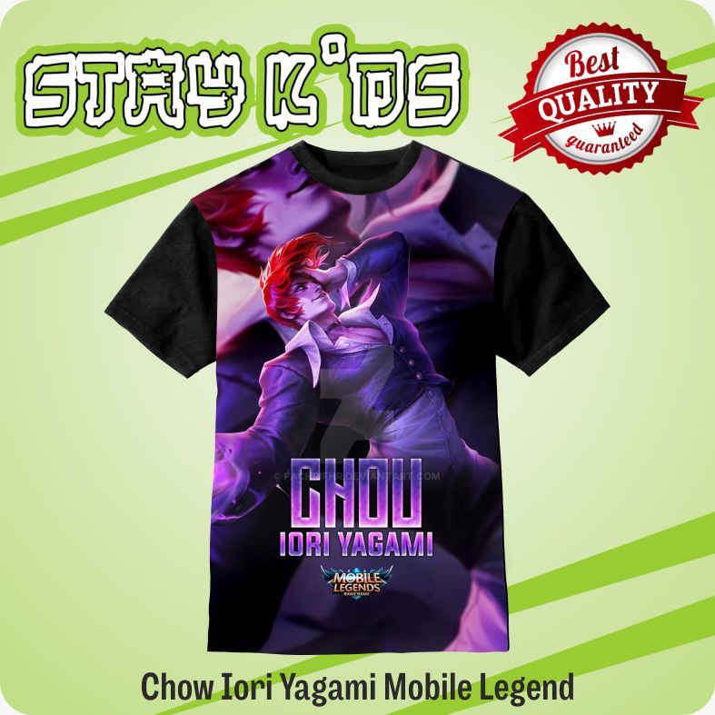 Áo thun trẻ em Chow Iori Yagami Mobile Legend