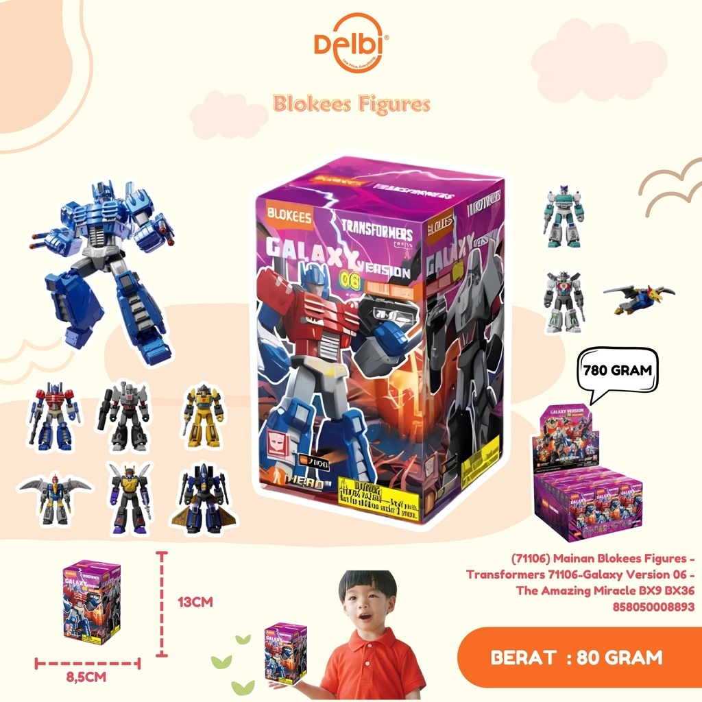 Transformers 71106-Galaxy Phiên bản 06 - Phép lạ tuyệt vời BX9 BX36