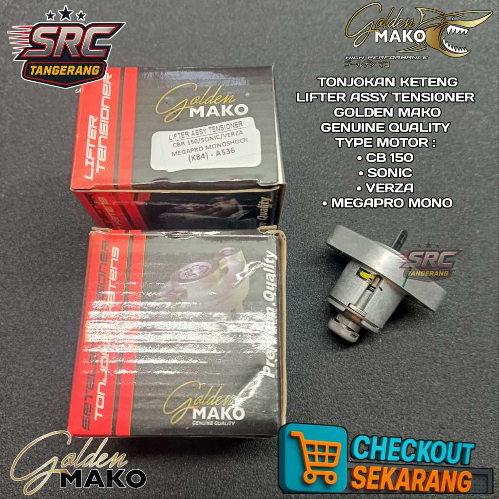 Nâng cho cb150 mega pro mới verza crf cbr 150 sonic 14520 KWG 601 VÀNG MAKO