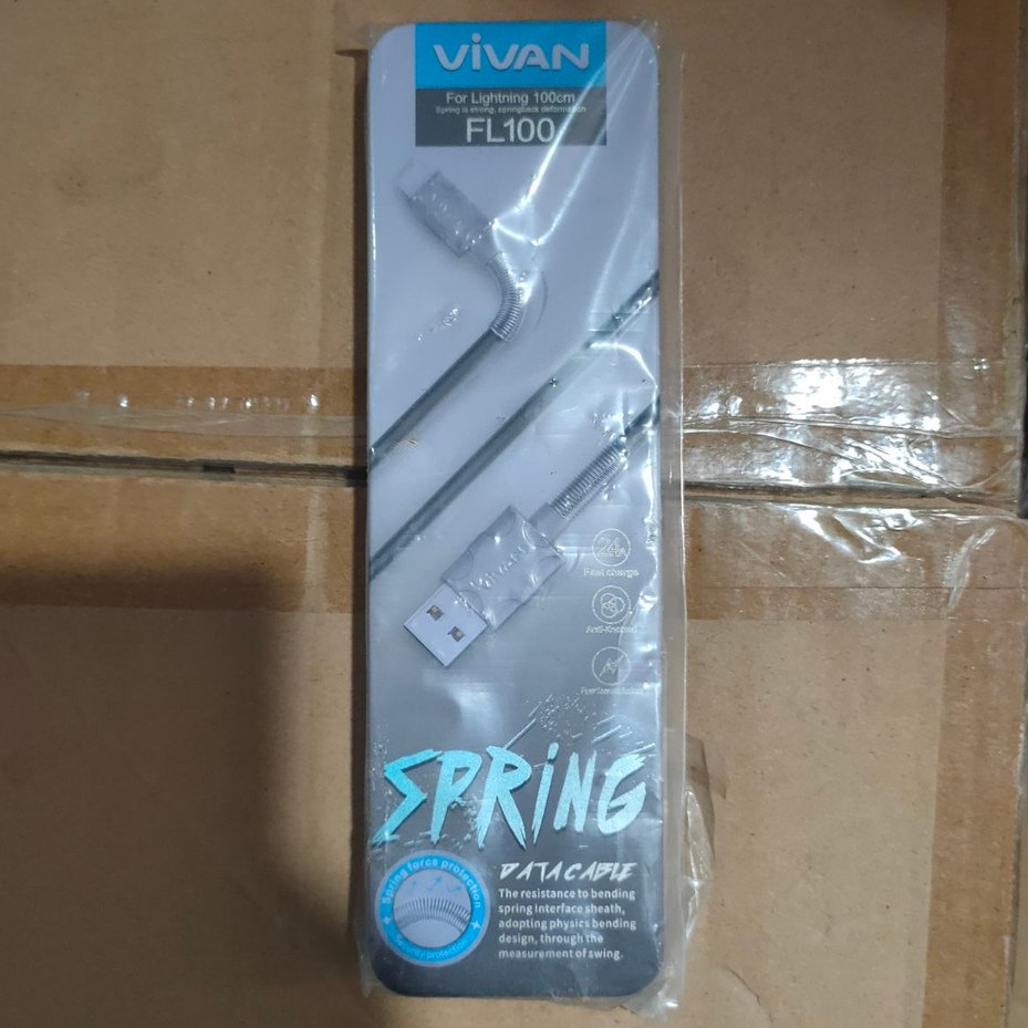 Cáp dữ liệu VIVAN FL100 Lightning 100cm USB-A sang Lightning