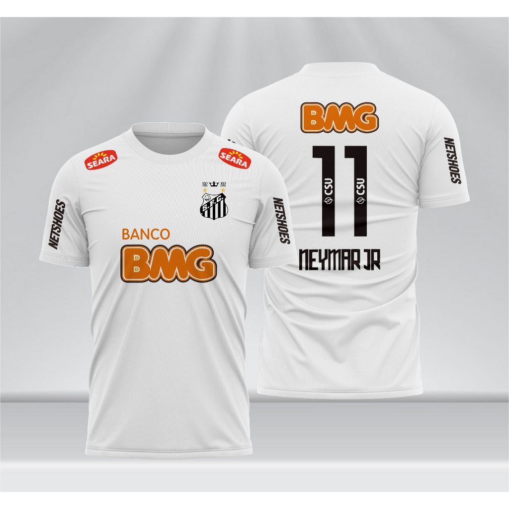 Áo bóng đá Santos FC Neymar 2011-2012 - Trang Phục Fan Hâm Mộ