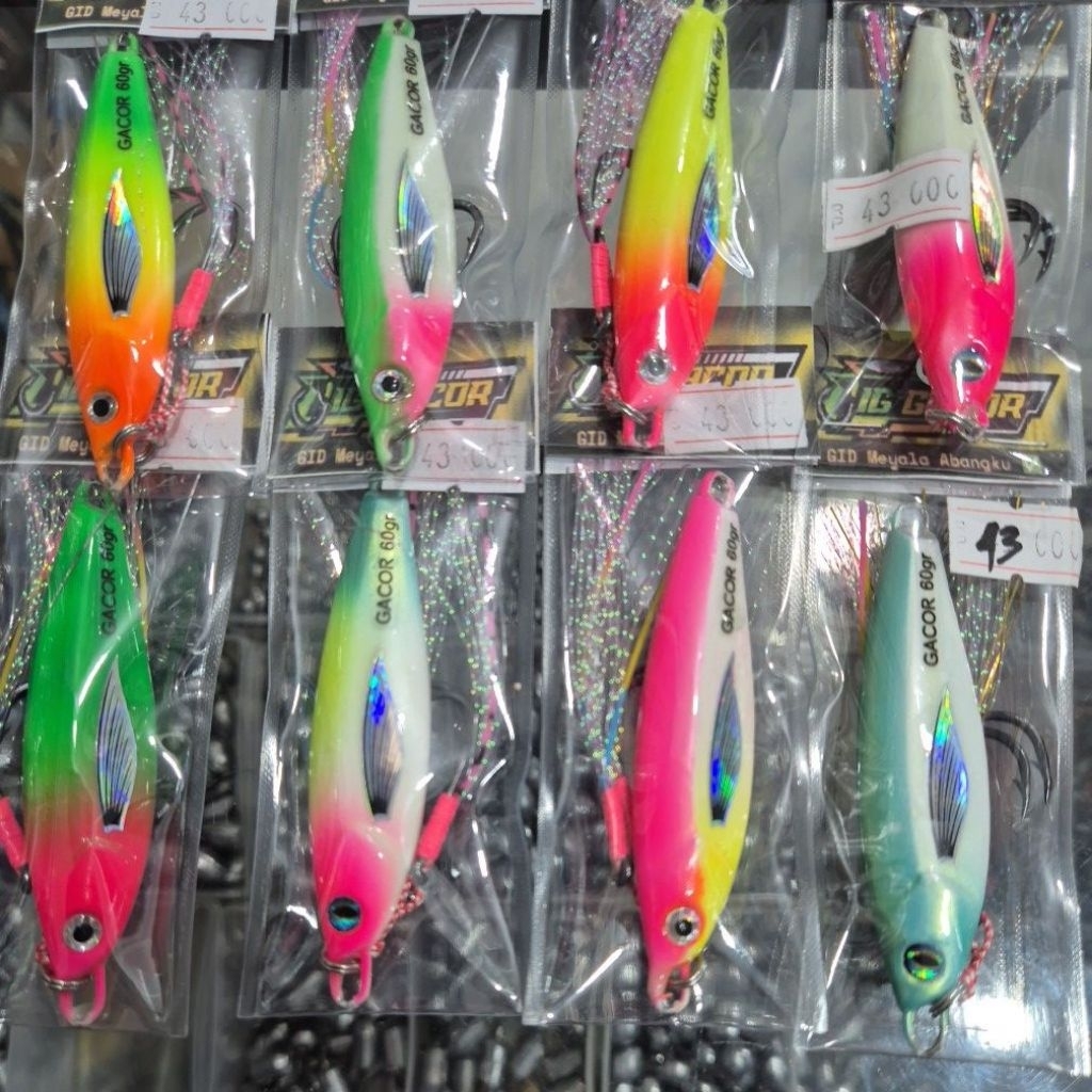 Matal Jig GACOR JIG 40gr GID + Móc hỗ trợ